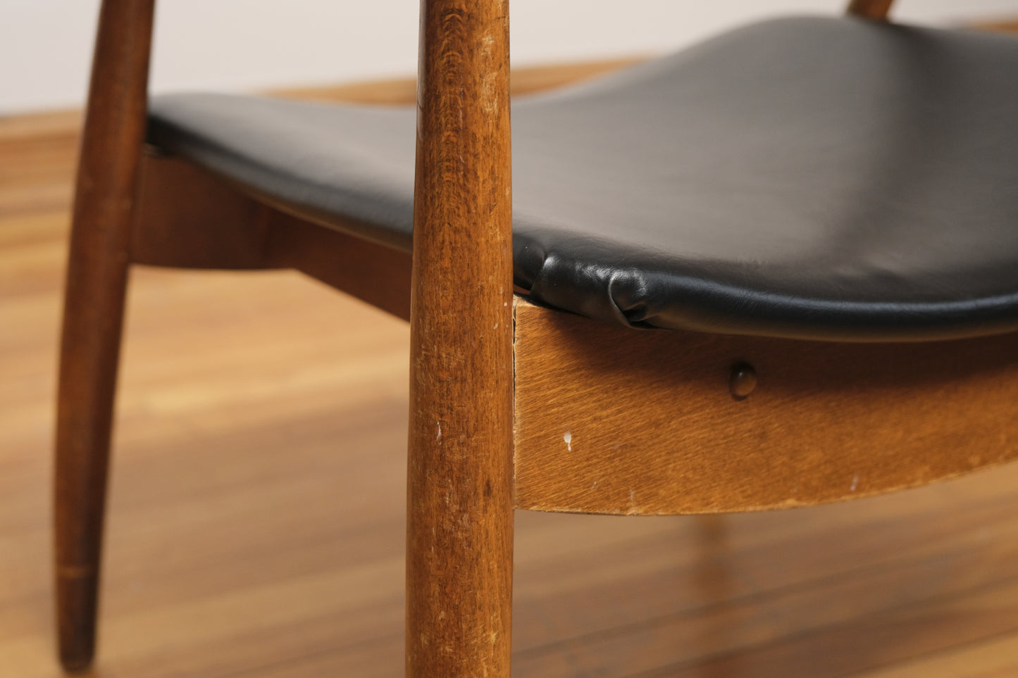 James Mont King Cole Style Arm Lounge Chairs with Bentwood Frames